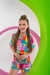 Conjunto Feminino Infantil Laura - Look Arco-Íris Colorido e Encantador - comprar online