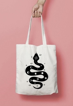 Bolsa de lienzo “serpiente”