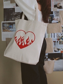 Bolsa de lienzo “Cuore”