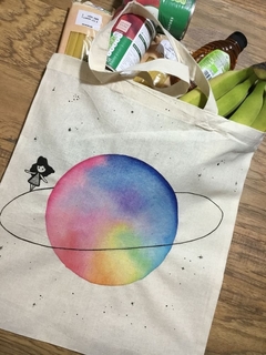 Bolsa de lienzo “mundi”