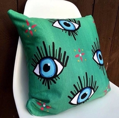almohadon verde “eye”