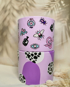 Dúo de macetas “violeta”