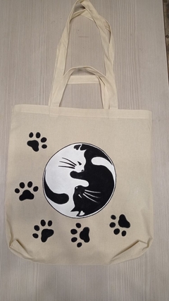Bolsa de lienzo “shing shang cat”