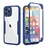 360 Proteção Total Para Iphone, Metal Magnético Snap Lock Case, Tampa de Vidro Dupla Face - comprar online
