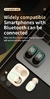 Fones via Bluetooth Sem Fio com Luz De Toque
