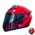 Capacete Esportivo, Unisex motocicleta flip up capacete, lente dupla, seção transversal, Alta segurança na internet