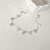 Pulseira pingentes coração 6mm corrente cartier - comprar online