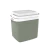 Caixa térmica Soprano Tropical de 22 litros na cor verde, ideal para uso em piscina e praia.