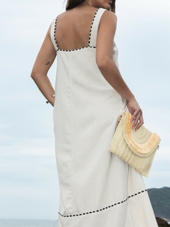 Vestido Linho com Vivo na internet