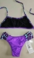 Conj. Biquíni Infantil Frente única - Roxo - comprar online