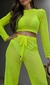 Conj. Cropped e Calça - Lima