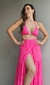 Saia 3 Camadas - Rosa - comprar online