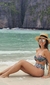 Conj. Biquíni Tailândia Lurex Verde - Hot Pant - loja online