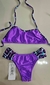 Conj. Biquíni Infantil Frente única - Roxo