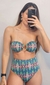 Conj. Biquíni Tailândia Lurex Verde - Hot Pant - UseLarrê