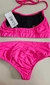 Conj. Biquíni Infantil Top e Hot Pant- Rosa - UseLarrê