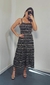 Imagem do Vestido Três Saias Bordado - Preto/Off