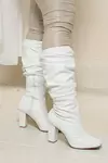 Bota Slouchy Beatriz Salto Bloco Sob Encomenda - comprar online