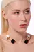 Colar Choker GL 02 HAULITA, OBSIDIANA PRETA