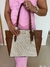 BOLSA MICHAEL KORS MARROM E BRANCA