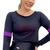 Cropped Manga Preto e Roxo - comprar online