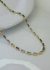 Choker Riviera Celeste Dourada