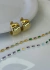 Choker Riviera Celeste Dourada - comprar online