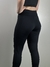 Calça Legging Feminina com Recorte Poliamida e Elastano Zero Transparência | Preta - comprar online