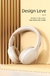 Lenovo-Th30 Fones de ouvido sem fio, Bluetooth 5.0, fone dobrável, fone de ouvi na internet