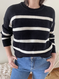 Sweater doble hilo rayado en internet