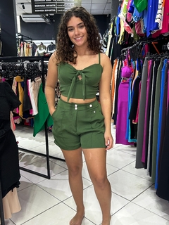 Cropped e Short Alfaiataria - D'Fragas