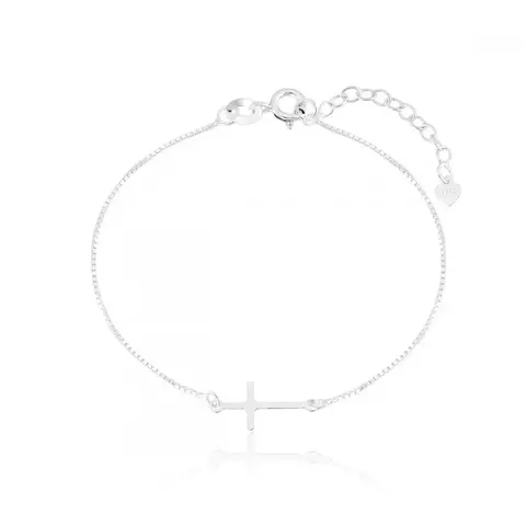 Pulseira Cruz- Prata 925 - comprar online