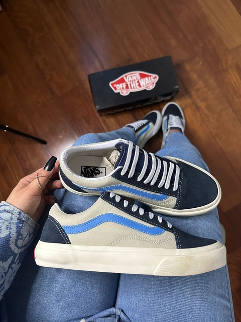 Vans Old Skool Bege & Azul