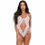 BODY EM RENDA FLORAL FRENTE ÚNICA COM AMARRAÇÃO HOT LOVE M
