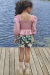 Conjunto Blusa em Malha Wave e Shorts em Viscose - Vic&Vicky 63488 na internet