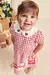 Vestido Ursinhos Em Super Cetim - INFANTI 65418 - Little Angel Kids & Teens / Moda Infantil