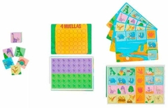 JUEGO DE MESA 3 EN 1 - DINOSAURIOS en internet
