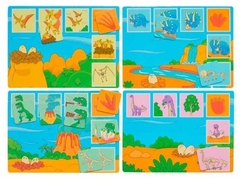 JUEGO DE MESA 3 EN 1 - DINOSAURIOS - Red de Aprendizaje