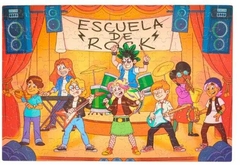 ESCUELA de ROCK - Rompecabezas 210 p. - comprar online