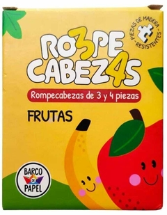 FRUTAS - Rompecabezas 3 y 4 piezas