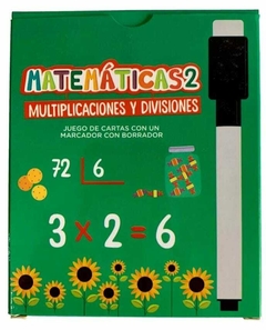 MATEMÁTICAS 2 MULTIPLICACIONES Y DIVISIONES - Cartas Didácticas