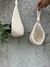 Macetero nido grande / crochet crudo - comprar online