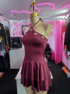 Vestido bordo en internet