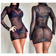 vestido transparente - comprar online