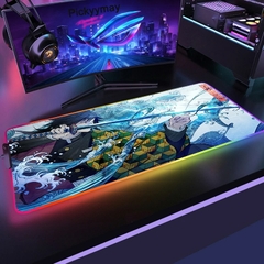 Anime Demon Slayer RGB Mouse Pad - Estilo Tech