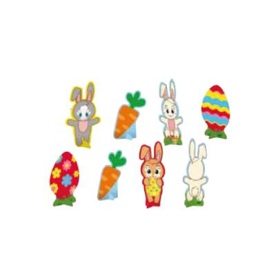 Decoração de Mesa Coelhinho - 08 unidades