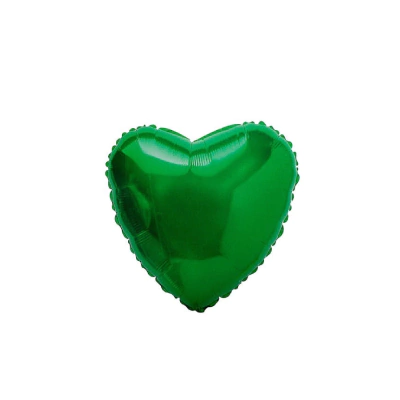 Balão Coração 4" - metalizado - Verde - unidade