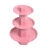 Baleiro 3 Andares Rosa Baby - unidade