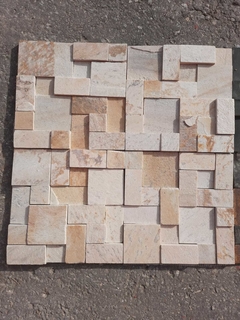 Mosaico São Tomé Amarelo 3D
