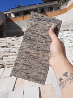 Pedra madeira 11,5x23 rosa